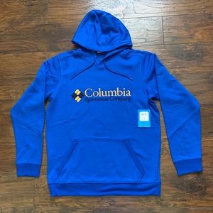 Columbia Pullover Hoodie embroidered letters